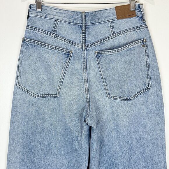 Madewell x Molly Dickson Cutout Baggy Straight Jeans 30 Edgy Designer Denim - Picture 9 of 14